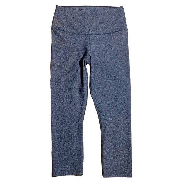 Nike Dri-Fit Control Waist Crop/Capri Gray Leggings Small - Picture 1 of 3